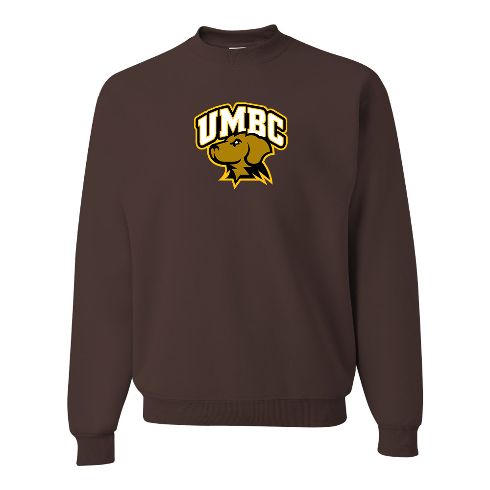 Men's UMBC Retrievers JERZEES NuBlend Crewneck Sweatshirt
